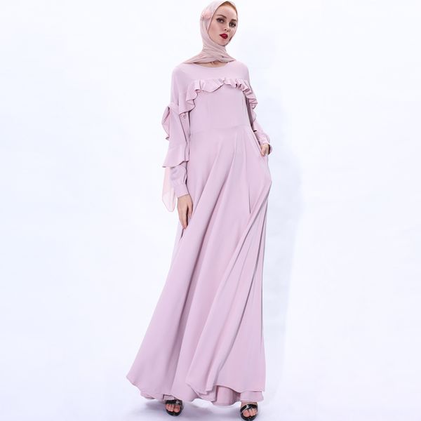 

ramadan eid mubarak chiffon abaya turkey hijab muslim dress kaftan islamic clothing african dresses abayas for women caftan, Red