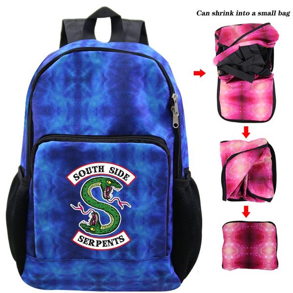 

backpack riverdale teens boys girls men women multifunction backpacks school bag daily folding rucksack