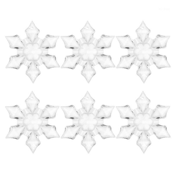 

christmas decorations 24pcs craft acrylic clear crystal snowflakes ornaments