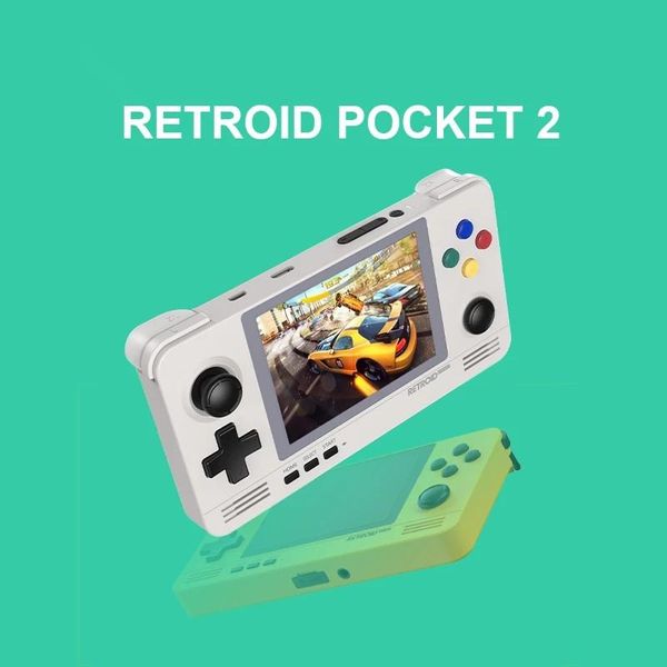 Retóide Bolso 2 Retro Jogo Console 3,5 polegadas Tela IPS Android e Pandora Dual System Comutação 3D Portáteis