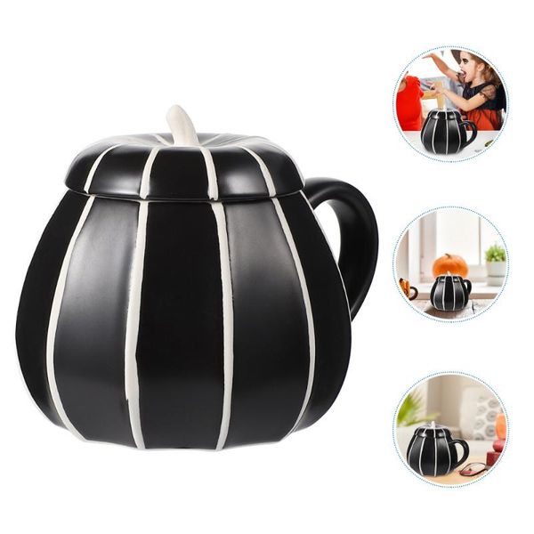 

mugs 1pc ceramic mug home office water cup unique pumpkin portable