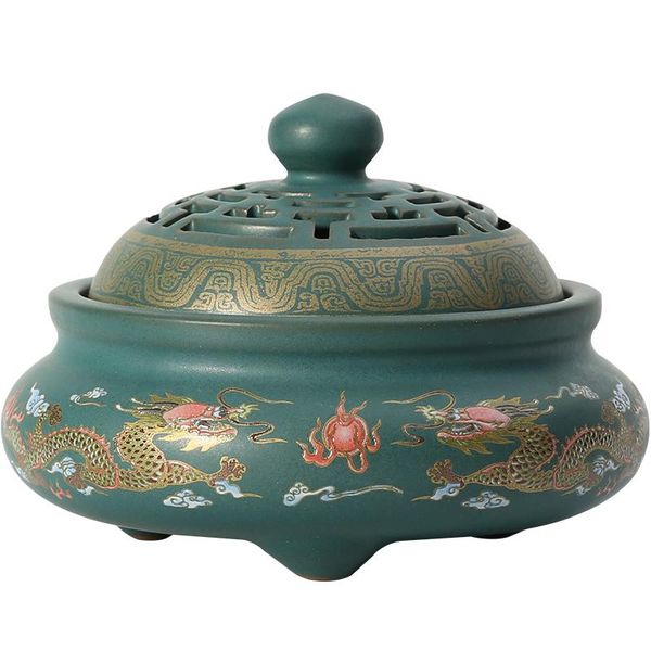 

ceramic retro incense burner zen luxury createtive burners office desk encensoir home decoration df50xxl fragrance lamps