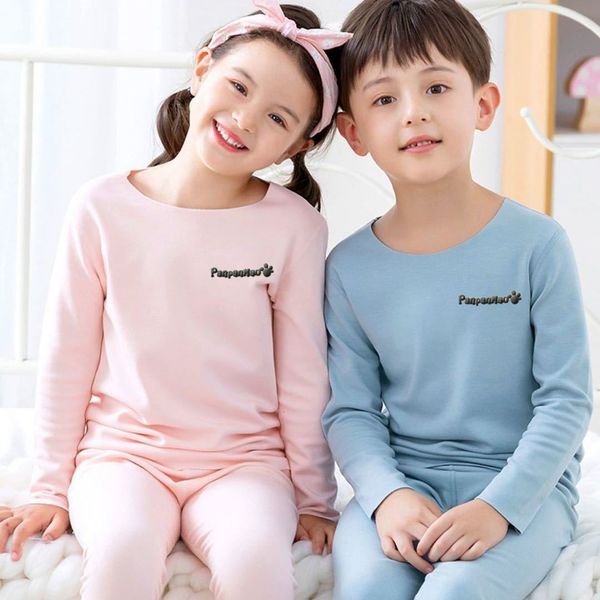 

children's shirts boys underwear kids veet seamless baby keep warm clothing pajama pyjamas for girls pijamas pijama set girl pajamas, White;black