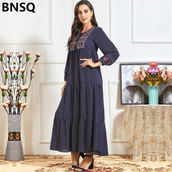 

Vestidos Largos Turkey Abayas Dresses for Women Muslim Fashion Abaya Dubai Kaftan Long Hijab Dress Islamic Plus Size Clothing