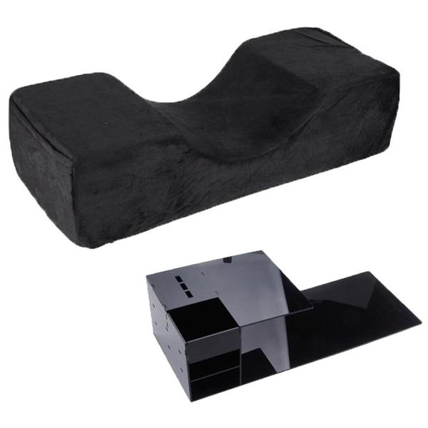 

eyelash extension pillow shelf set professional neck support grafting cushion organizer for