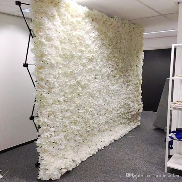 

60x40cm artificial hydrangea flower wall pography props home backdrop decoration diy wedding flowers 12pcs/lot decorative & wreaths