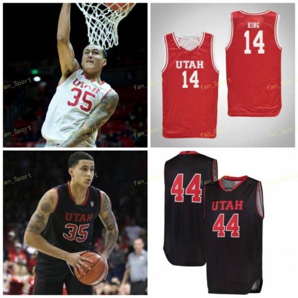 

ncaa college utah utes basketball jersey 20 timmy allen 21 riley battin 25 beau rydalch 30 brooks king custom stitched, Black