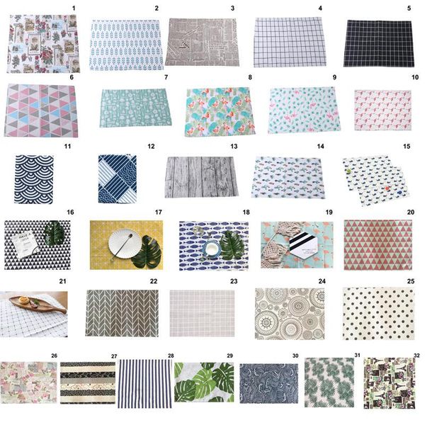 

table cloth 1 pcs mat pad placemat 40x60cm decoration for home kitchen dining room j8