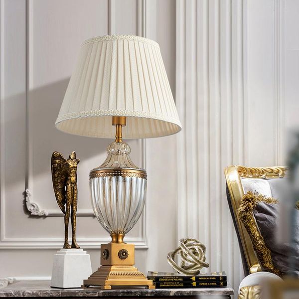 

table lamps modern lamp bedroom living room sofa coffee crystal luxury bedside