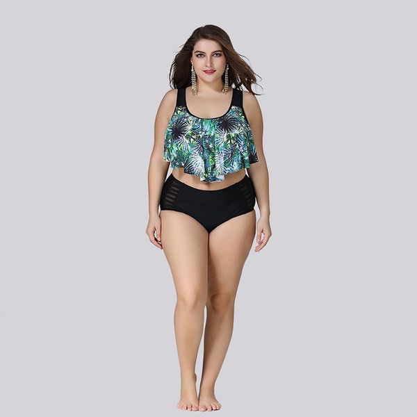 

one-piece suits 2021 angel plus size swim wear big breast bust bikini swimwear