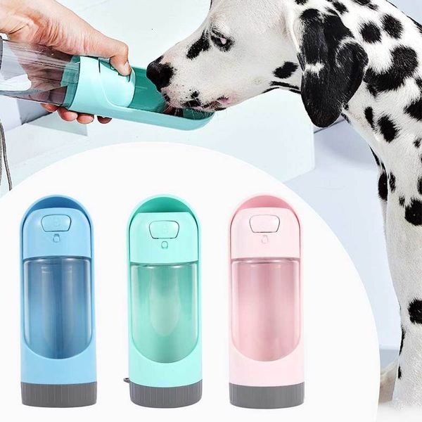 

dog bowls & feeders portable pet water bottle 300ml drinking bowl for small large s feeding dispenser cat s outdoor bottles saas