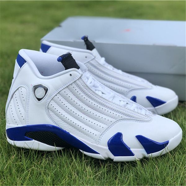 

shoes 14 hyper royal mens basketball jumpman xiv white blue real carbon fiber sports sneakers original