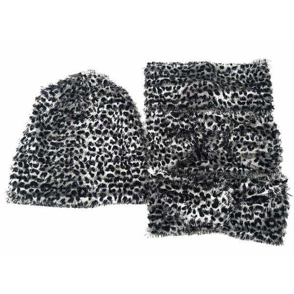 

hair accessories s175122 fashion stretchy black&white leopard dot headwear spandex accessory for women metallic headband