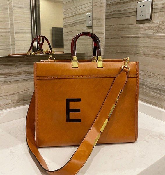 

classic handbag tote for women fashion shoulder bags genuine leather removable strap large capacity bag lcm