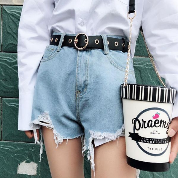 

belts 2021 fashion pu leather belt for women round buckle pin jeans black chic fancy vintage strap female, Black;brown
