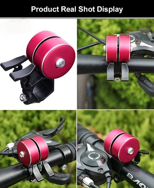 

bike horns 1pcs aluminum alloy bell mtb mountain sound handlebar ring horn alarm warning bicycle accesories