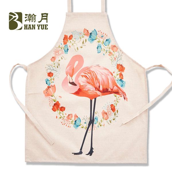 

wq001 household cotton and hemp apron cartoon for children