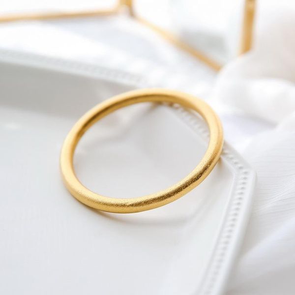 

bangle gold titanium steel solid thick women's simple bracelet valentine's day birthday gift, Black