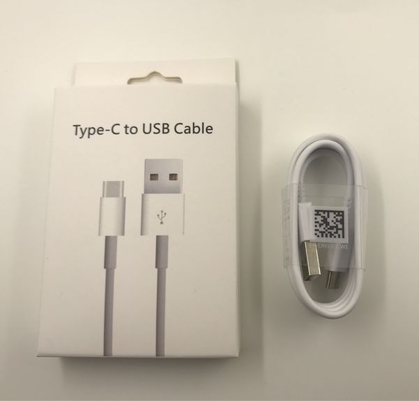 

1m 3ft mobile phone usb cables charging white cords charger line with retail boxes packages for samsung huawei xiaomi android cable