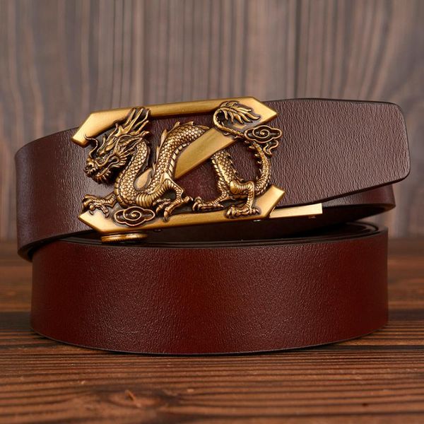 Cintos de couro genuíno Men Belt Zel Z.