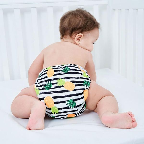 

5pcs/set washable &reusable baby cloth diapers porket adjustable boy girl born waterproof reusable nappies