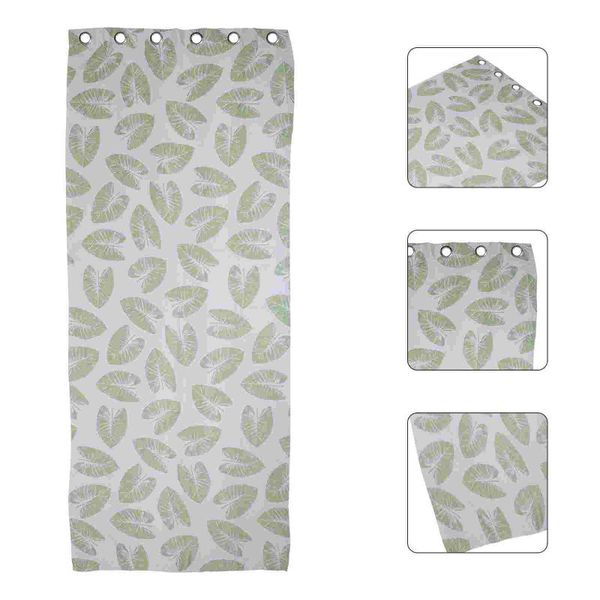 

curtain & drapes 1pc fresh leaves pattern design window decor for home el