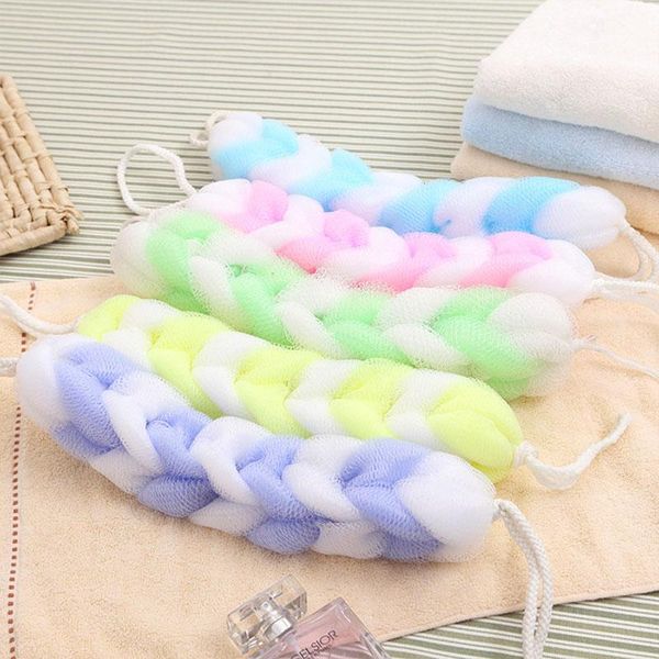 

towel loofah flower bath ball tubs cool belt scrubber body cleaning mesh shower wash bathroom supplies