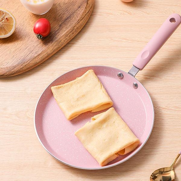 

pink omelet pan for eggs ham pancake maker frying pans creative non-stick no oil-smoke breakfast grill cooking pot