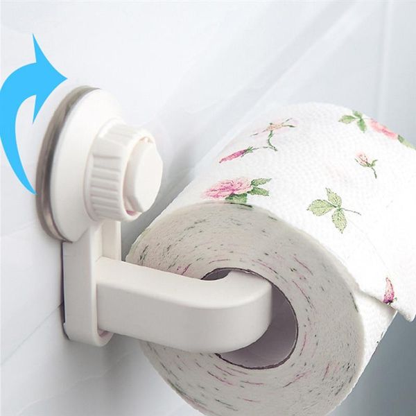 

toilet paper holders suction cup rack kitchen bathroom storage waterproof moisture proof towel accessories shelf holder wall mounted bat