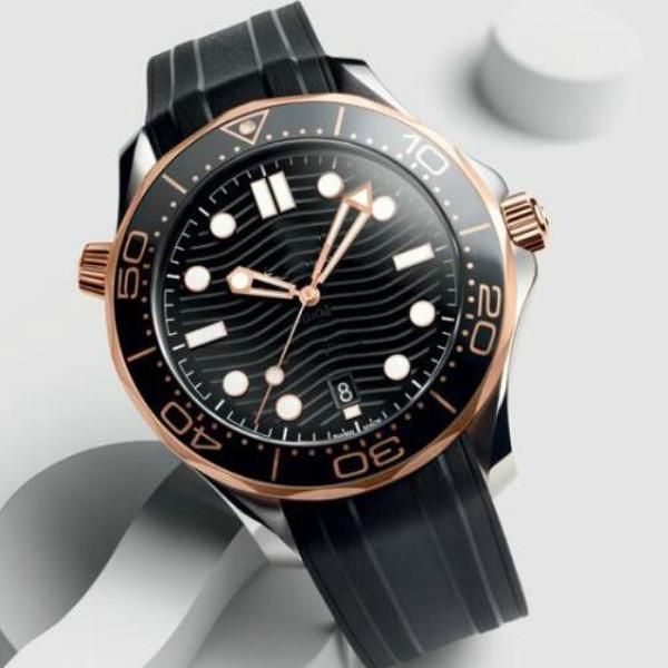 Designer Herrenuhr Uhren Heiße Verkäufe neu für professionelle Sea Diver Uhr Automatikwerk 42mm Keramik WasserdichtUhren Handgelenk