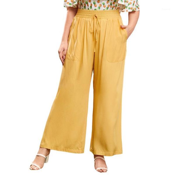 

sweatpants women baggy pants pocket solid yellow autumn wide leg sweat oversized female high waisted trousers women's & capris, Black;white