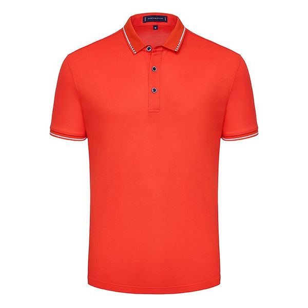 

men's polos summer men shirt synthetic fiber fabric mens short-sleeved custom embroidery casual breathable, White;black