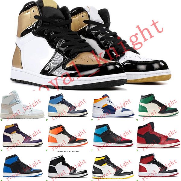 

mens basketball shoes 1 high og obsidian twist 1s black metallic gold unc men women sports sneakers airs trainersdsnn