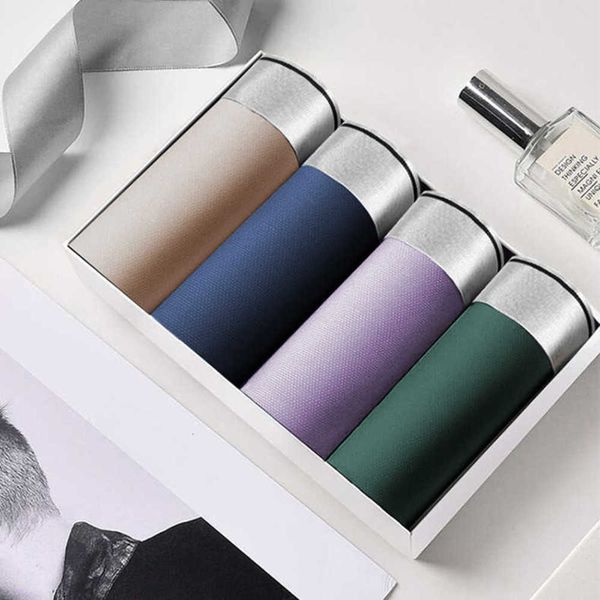 

underpants ice four fashion breathable boxed pes men's underwear, Black;white