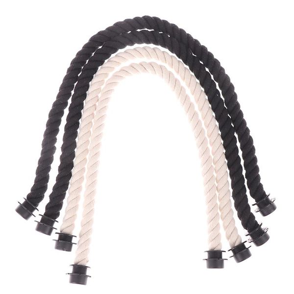 

bag parts & accessories 1pair 65cm mini obag rope handle strap o price handles for women silicon handbag style, Black