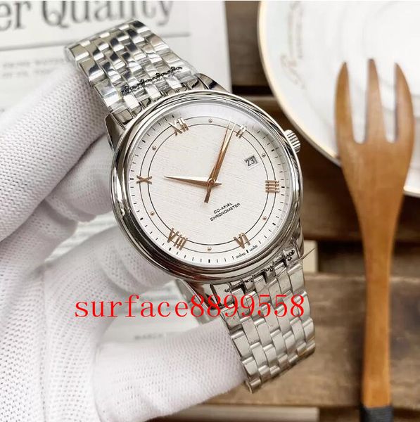 

mens mechanical watches men's luxury brand datejust wristwatch classic design oyster perpetual men watch stainless steel strapl sapphir, Slivery;brown