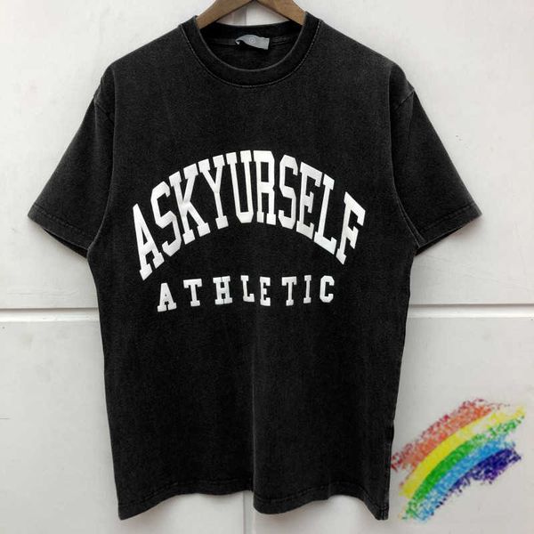

men's t-shirts t shirts vintage askyurself t-shirt men women quality ay print on the back short sleeve vpkc, White;black