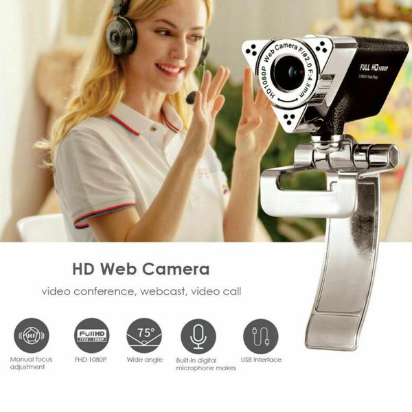 

1080p computer camera drive-hd portable with mic pc notebook lapnoise reduction webcams