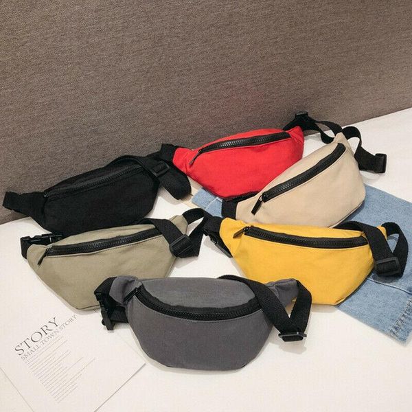 

zipper sport nylon casual adjustable outdoor traveling jogging cycling walking waist bag 6 basic colour bags