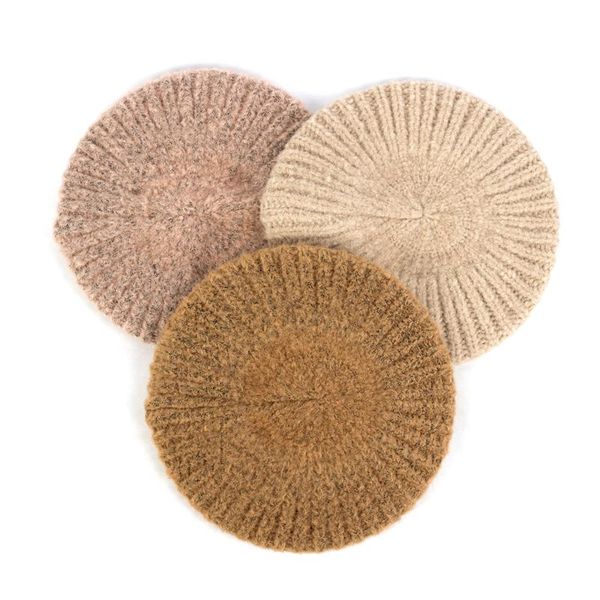 

beanies geebro women fashion candy solid color elegant berets lady winter warm autumn soft hats girls knitted casual caps bonnet