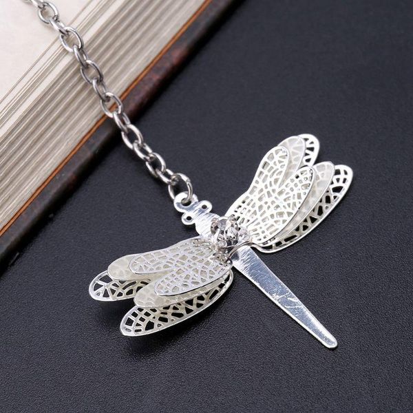

bookmark glow in the dark luminous book marker creative dragonfly label school office stationery x3ue