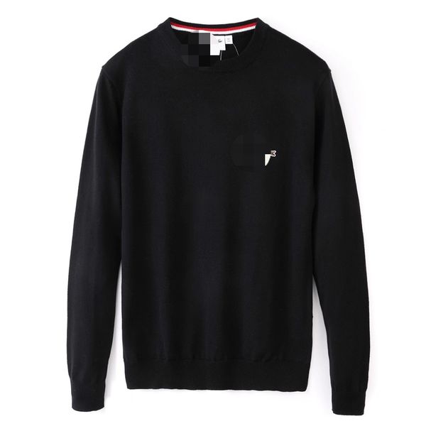

spring round collar male knitwear loose korean edition trend casual sweater men spring and autumn thin coat, White;black
