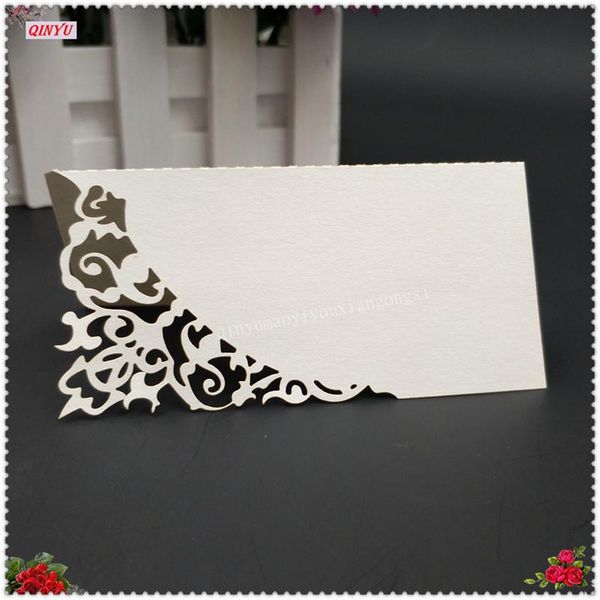 

greeting cards 100 pcs decoratie tafel card laser gesneden hart vorm naam kaart plaats bruiloft favor 5z hh870