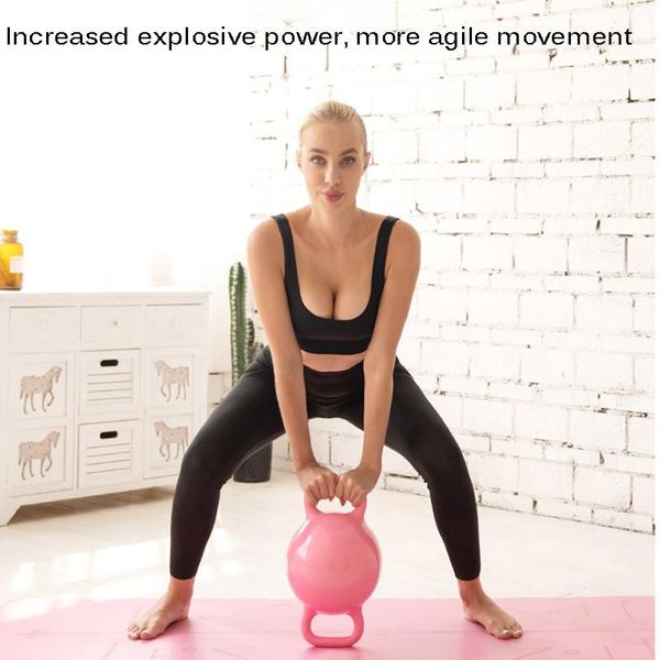 

yoga fitness kettle bell women double injection pilates massage handle portable anti pressure dumbbell balls
