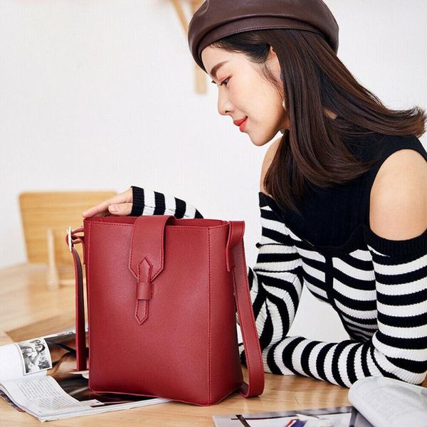 

shopping bags solid crossbody for women pu leather fashion female shoulder bag pack mini travel handbag tote ladies messenger