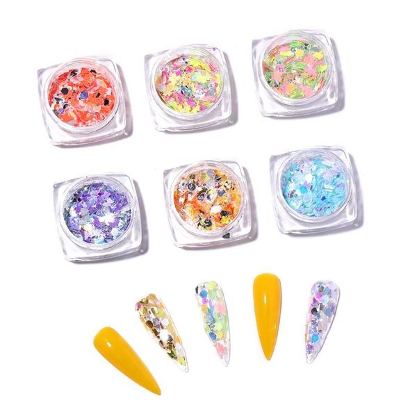 

nail glitter small flakes decorations for diy nails glitters g99e, Silver;gold