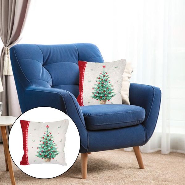 

cushion/decorative pillow 2 pcs home christmas pattern throw cover linen case