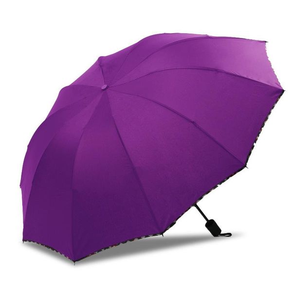 

umbrellas folding umbrella ten bone portable men and women business sunny rain strong