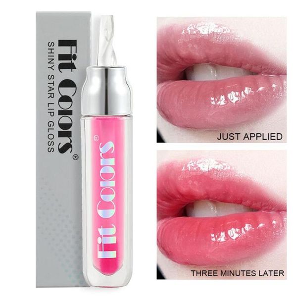 

lip gloss nutritious long lasting sparkle shimmer natural moisture lipstick tinted temperature color changing