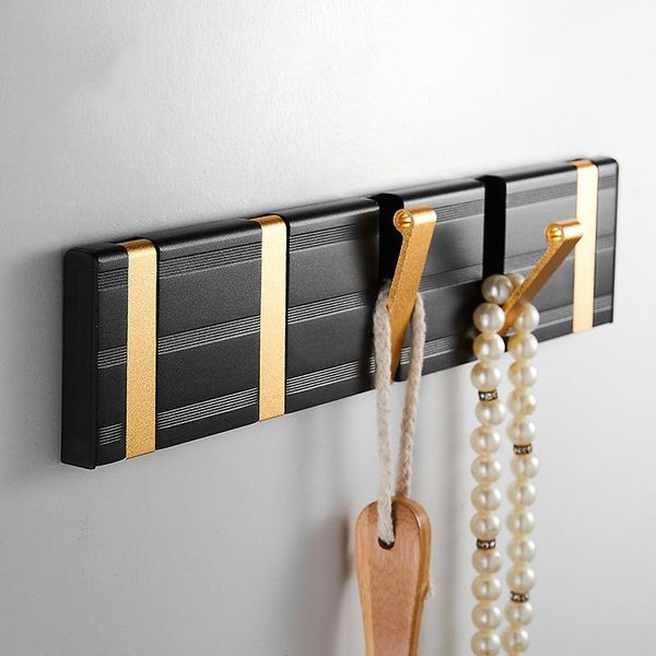 

hooks & rails 1pc 1/2/3 foldable aluminium wall heavy duty mounted for hat hardware dual prong retro coat hanger